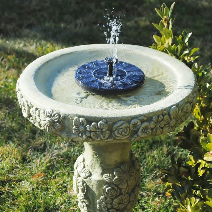 SunSpring™ | Solarbetriebener Schwimmender Gartenbrunnen