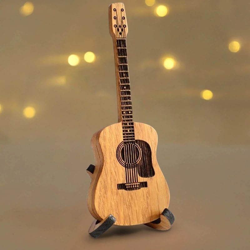 50% RABATT | GuitarNest™ | Gitarren-Plektrumhalter aus Holz