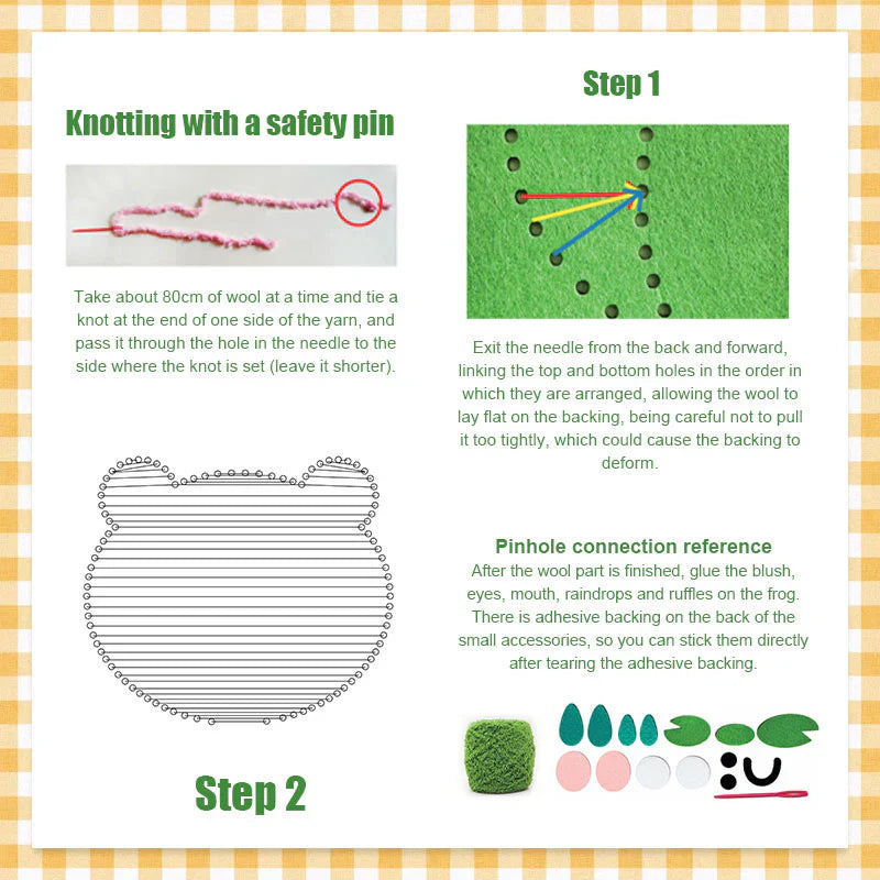 KreativKit™ | DIY Embroidery Doll Kit for Kids — Entfessele spielerische Kreativität und Stolz in kleinen Händen!