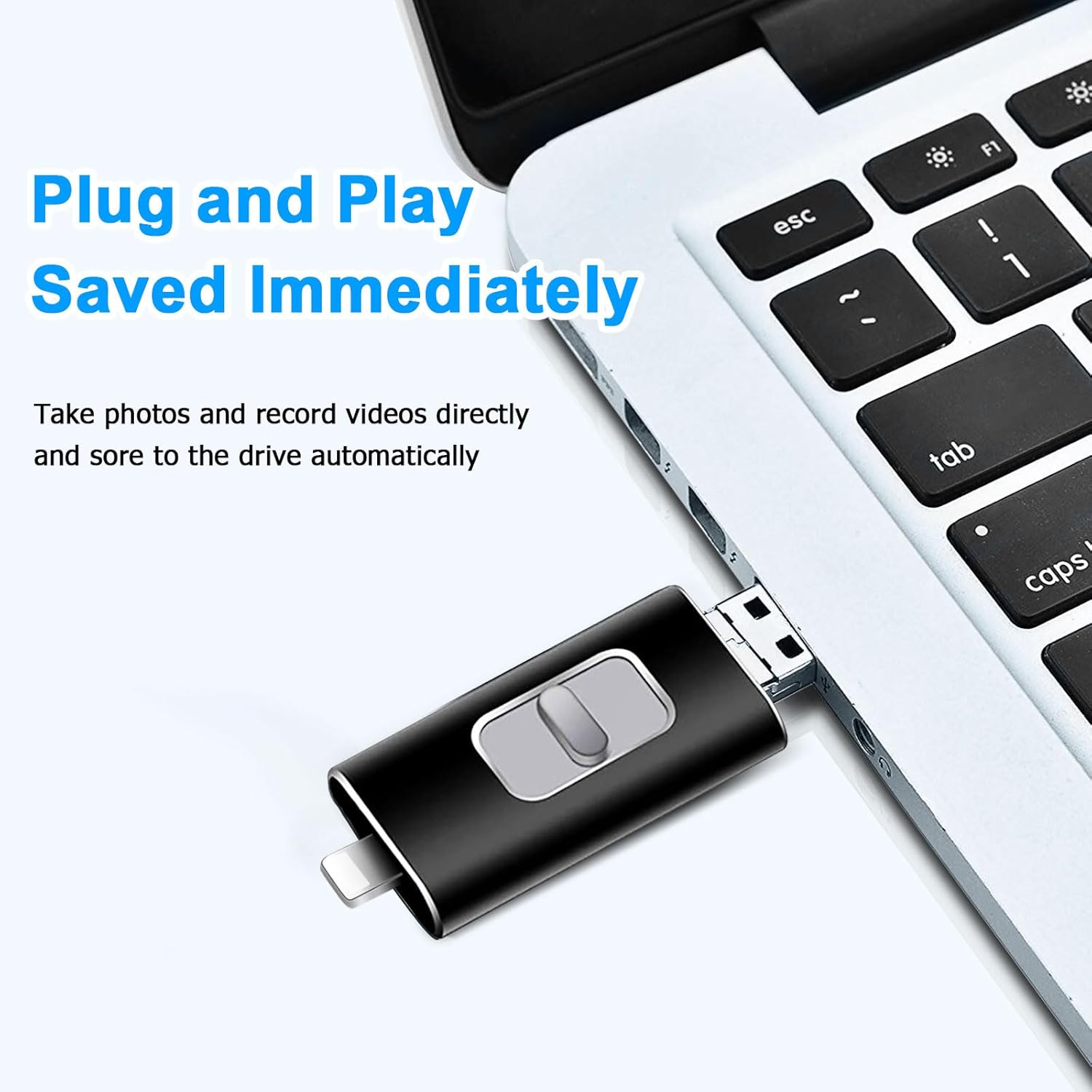 50% RABATT | ZipDrive™ | 3-in-1 USB-3.0 Speicherstick – Externer Speicher für iPhone, iPad, Android & PC | High-Speed Datentransfer & Backup