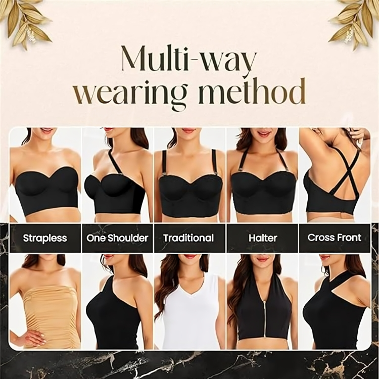 1+1 GRATIS | CurveUp™ | Unsichtbarer Push-Up BH | trägerloser Halt für rückenfreie & elegante Outfits