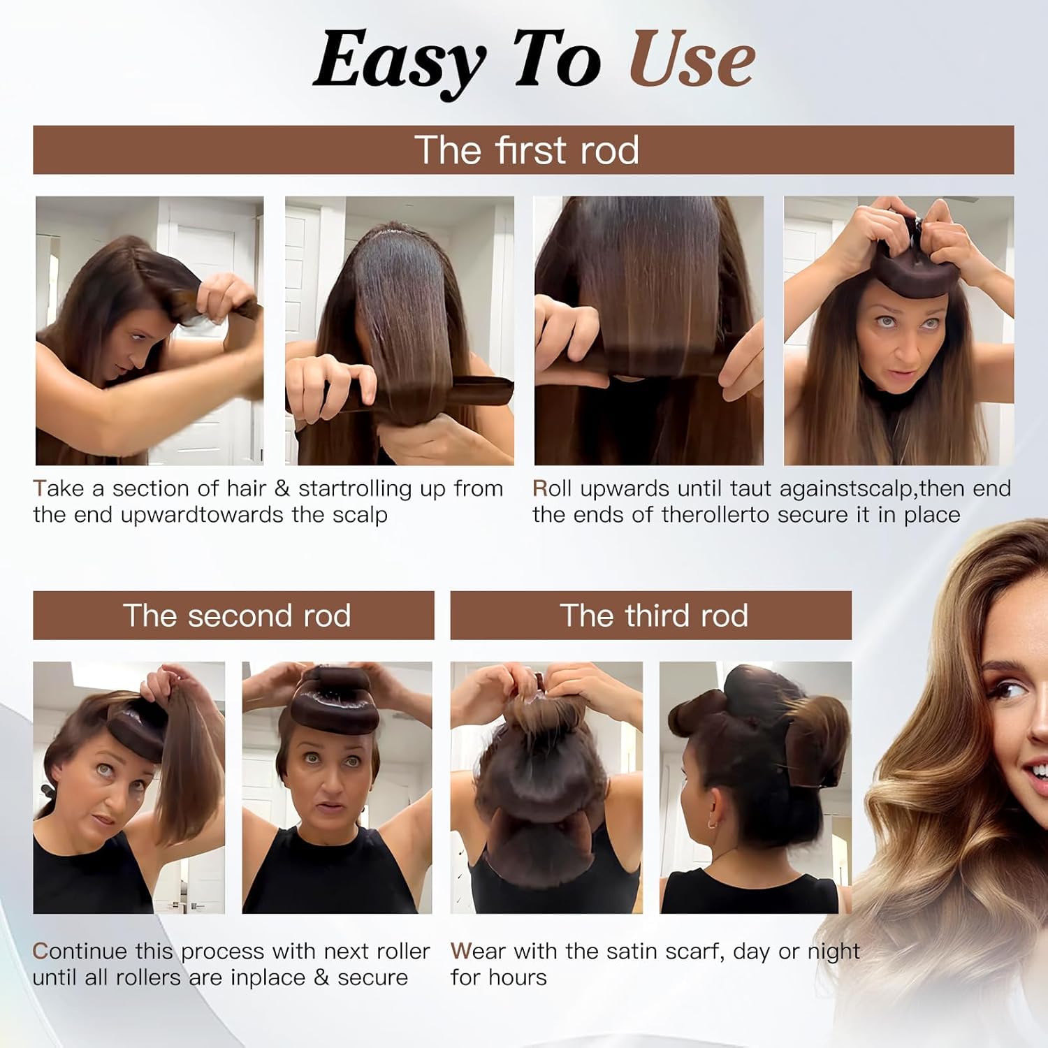 50% RABATT | FlexiCurl™ | Schöne Locken ohne Hitze oder Stress – für einen traumhaften Morgen.
