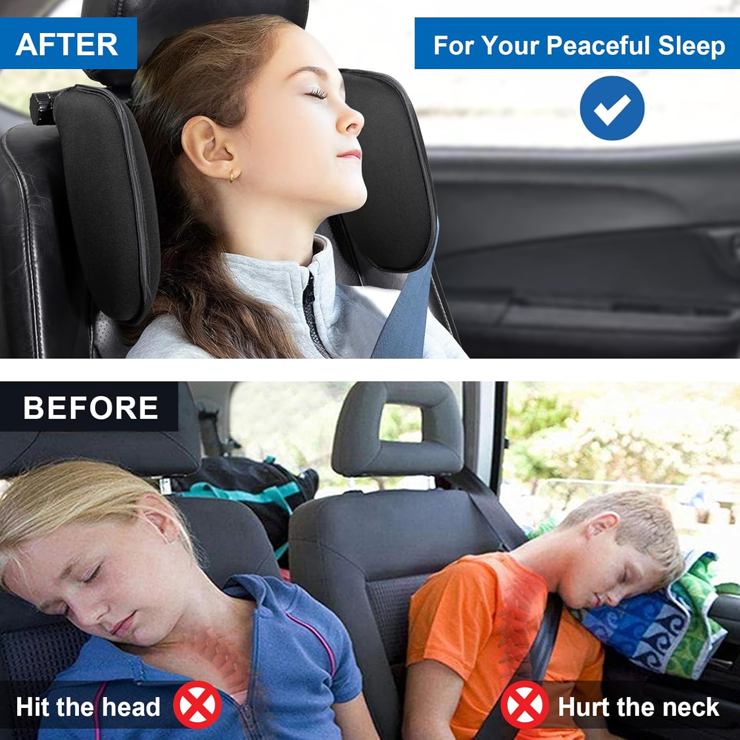 NapGuard™ | Ergonomische Kopfstütze fürs Auto