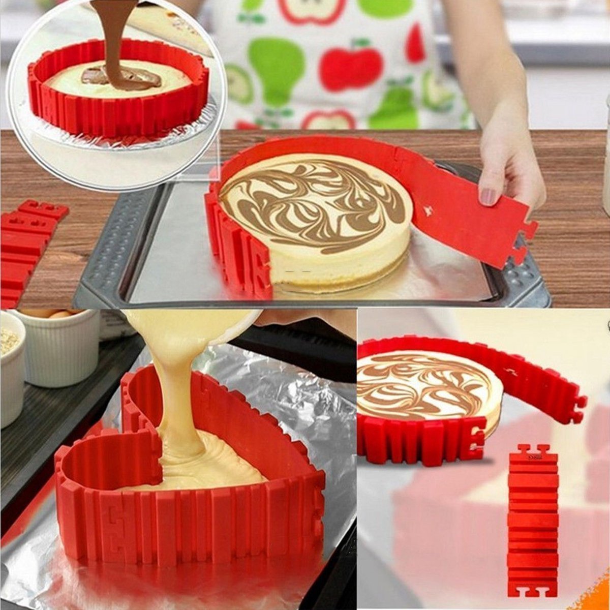 2+2 GRATIS | BakeArt™ | Silikon Kuchen Form DIY