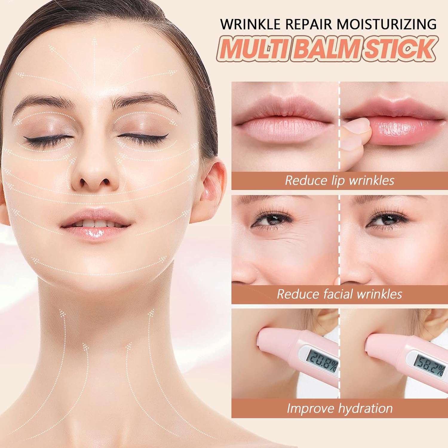 1+1 Gratis | MultiBalm™ | Balsam zur Erneuerung der Haut gegen Fältchen