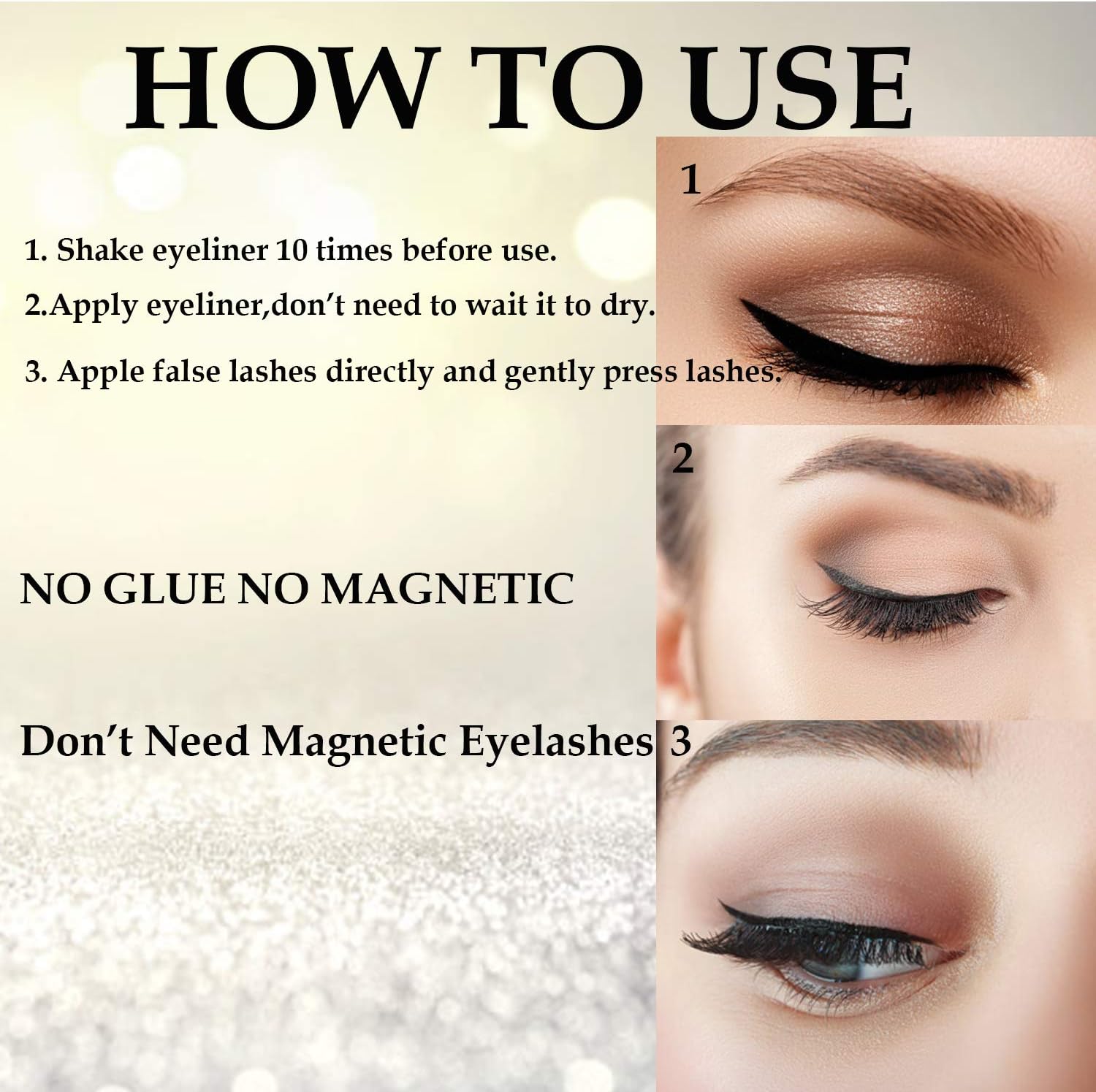 EyeFlex | Selbstklebender Eyeliner - ohne Kleber oder Magnete!