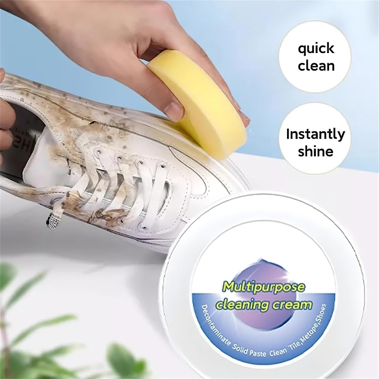 1+1 GRATIS | CreamKleen™ | Schnell, sanft und effektiv – für blitzsaubere Sneaker, Lederschuhe & mehr!
