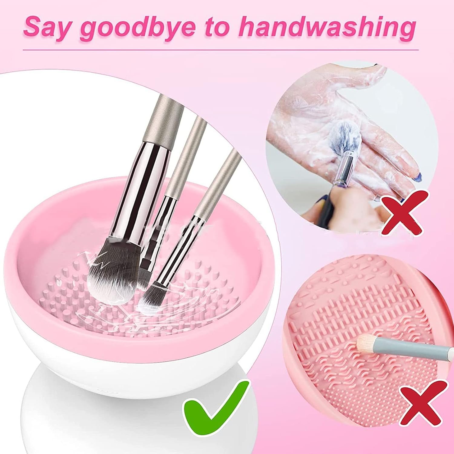 50% Rabatt | PureHygiene™ | Elektrischer Makeup-Pinselreiniger