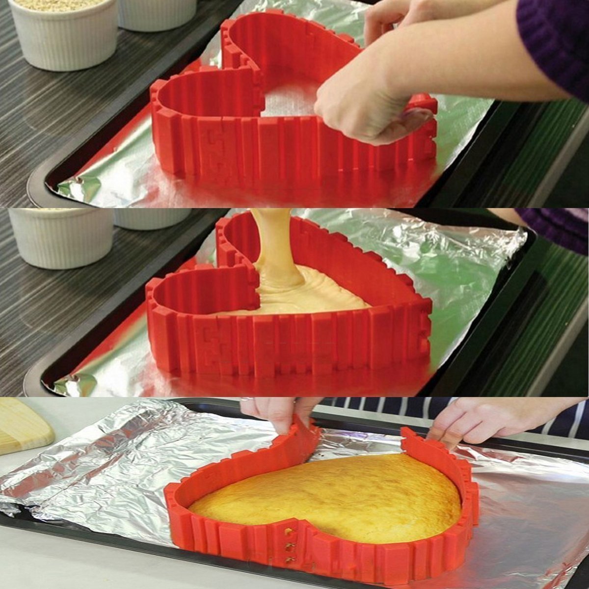 2+2 GRATIS | BakeArt™ | Silikon Kuchen Form DIY