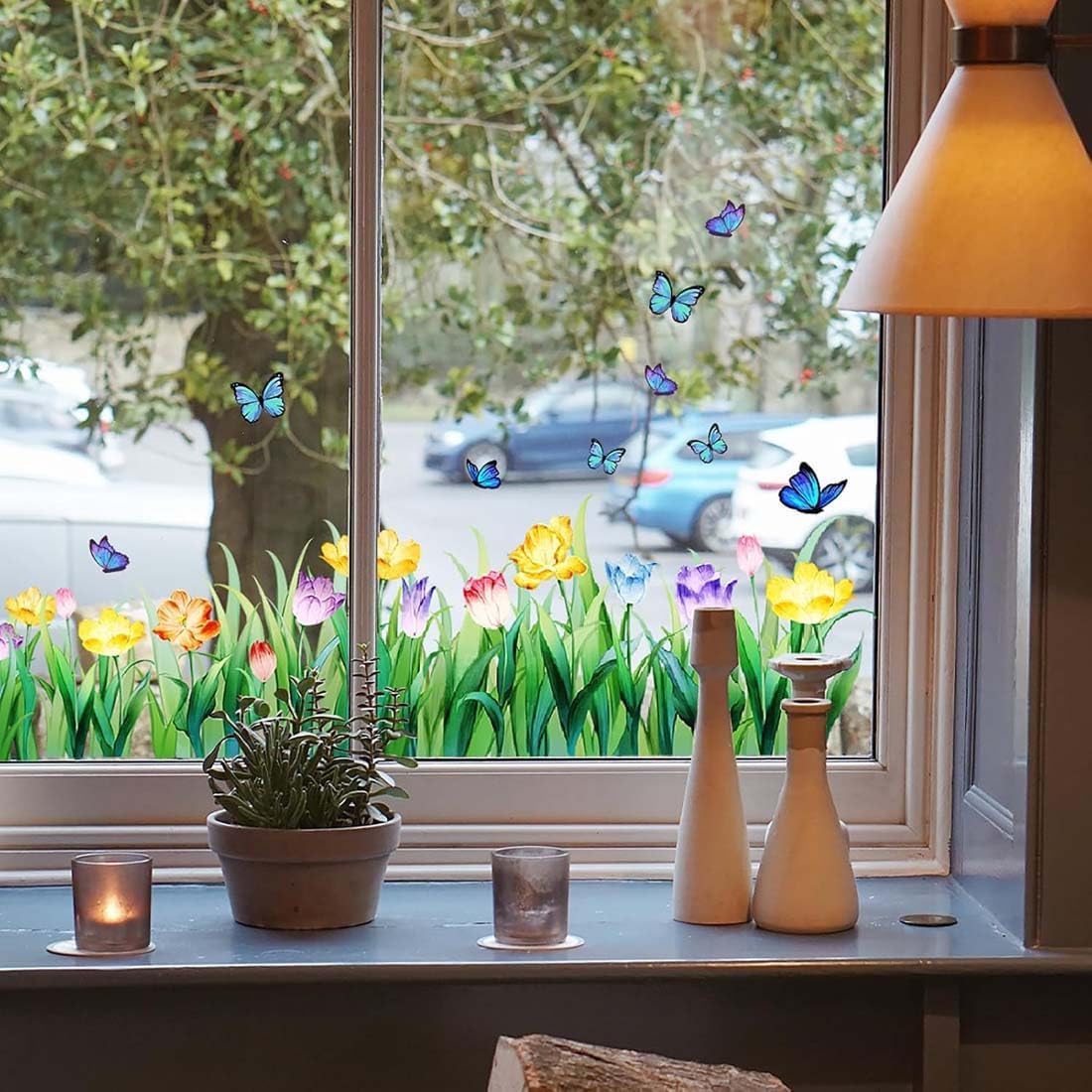 1+1 Gratis | FloraView™ | Verleiht Ihren Fenstern leuchtende Farben