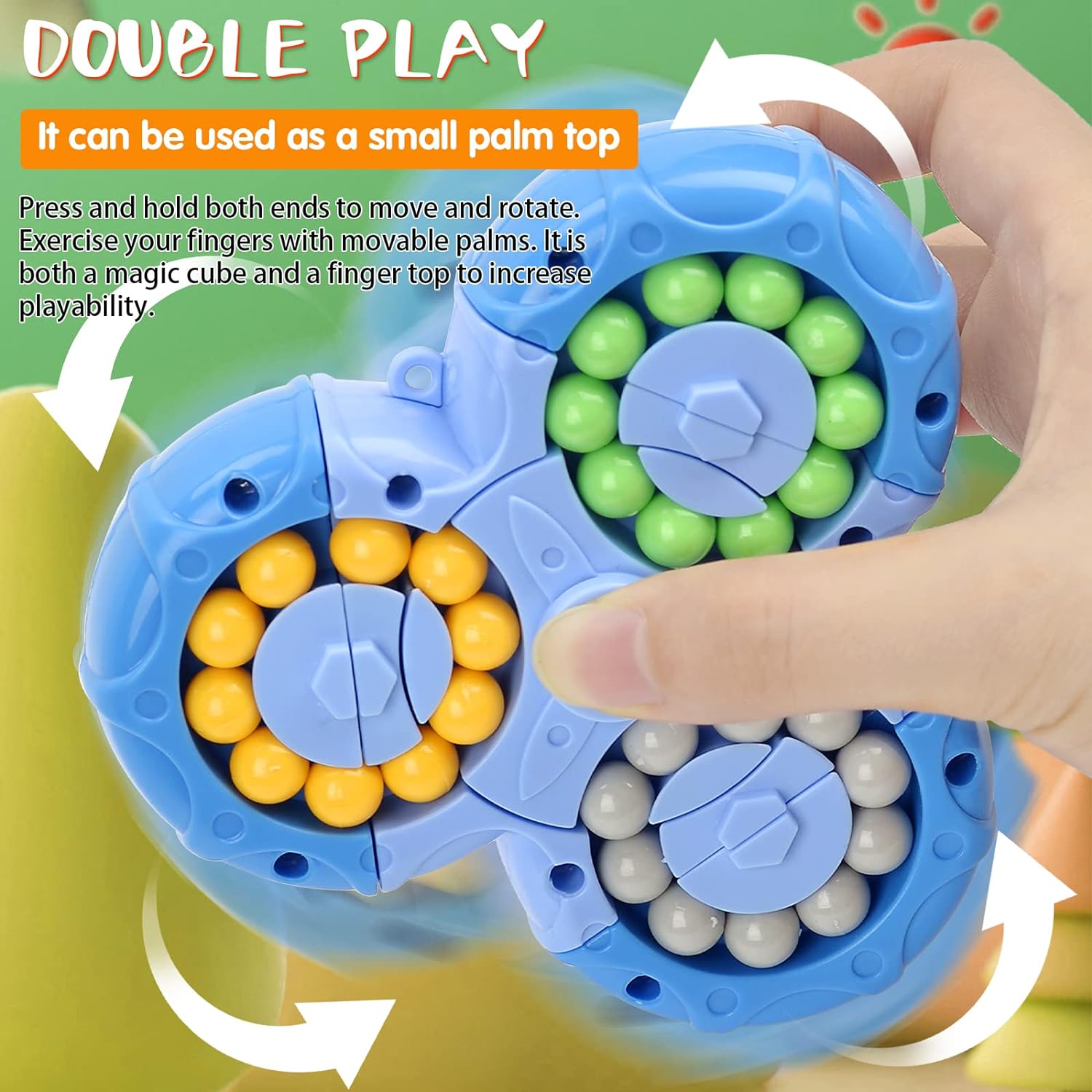 Magic Bean Gyro™ | 2-in-1 Rubik's Würfel