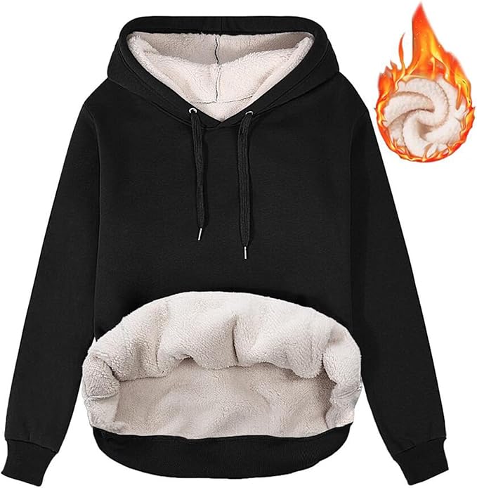 MeraLux™ | Fleece Kapuzenpullover - Stilvoller, flauschiger Hoodie mit luxuriösem Komfort und wohliger Wärme für den Winter