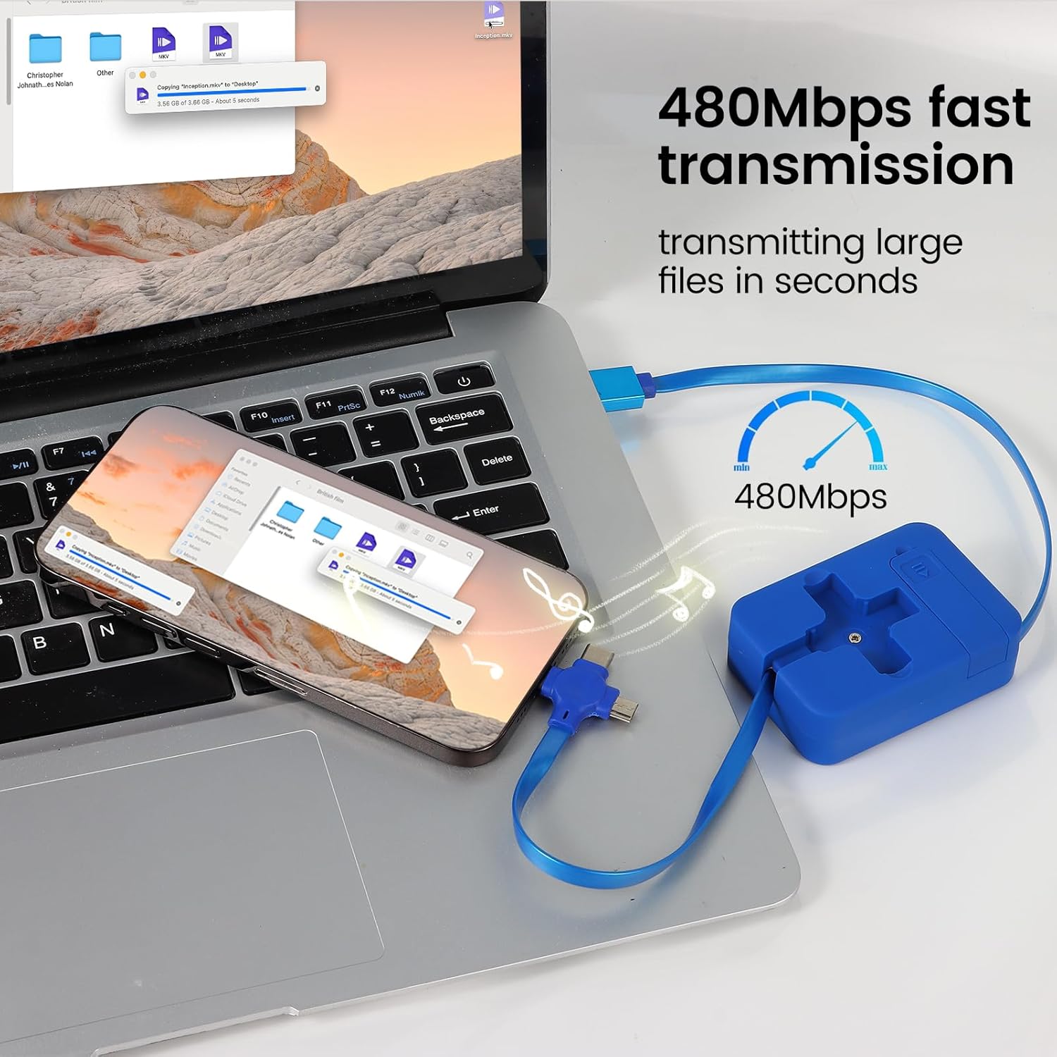 CablePro | Dock: 3-in-1-Organizer & Telefonständer