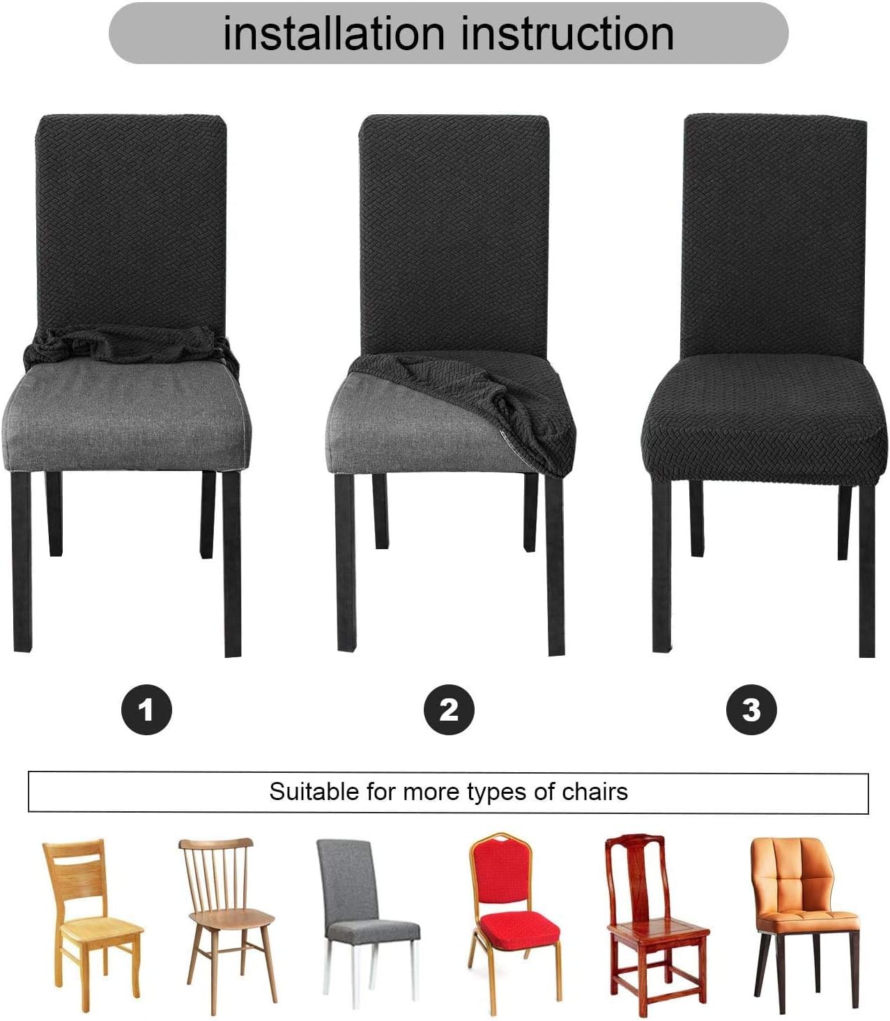 1+1 GRATIS | Genina™ | Elastische Stuhlhussen