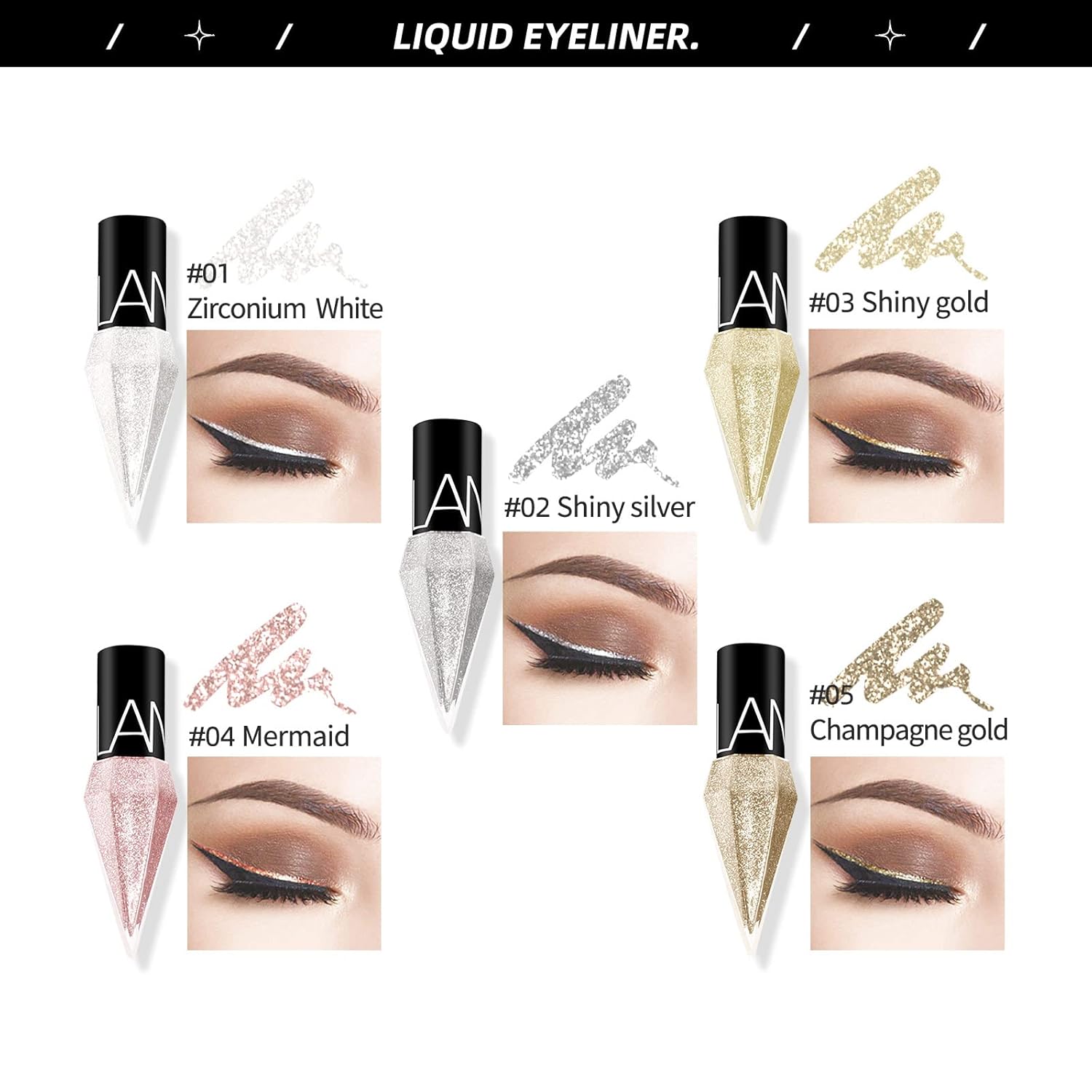 1+1 GRATIS | DiamondGlam™ | Flüssig-Eyeliner