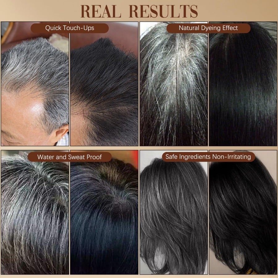 GlowFix™ | Nie Wieder Graue Haare Verraten — Verwandelt deinen Look in Sekunden für unschlagbare Jugendkraft (2 Stück)
