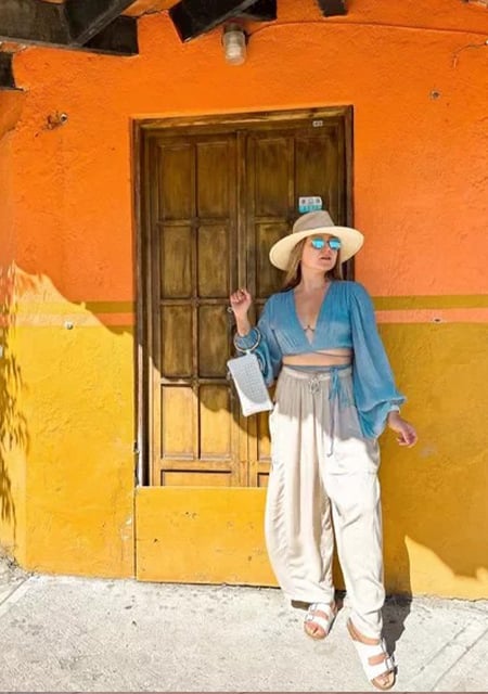 Quinn™ | Sommer Haremhosen mit Taschen