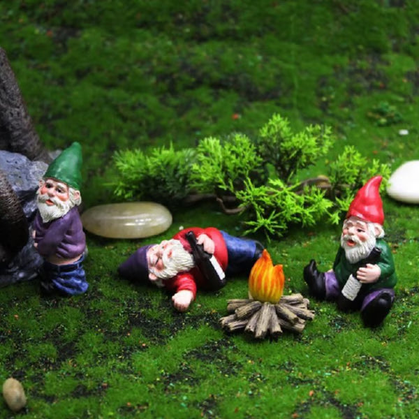 1+1 GRATIS | TipsyGnomes™ | Die lustigen, betrunkenen Gartenzwerge