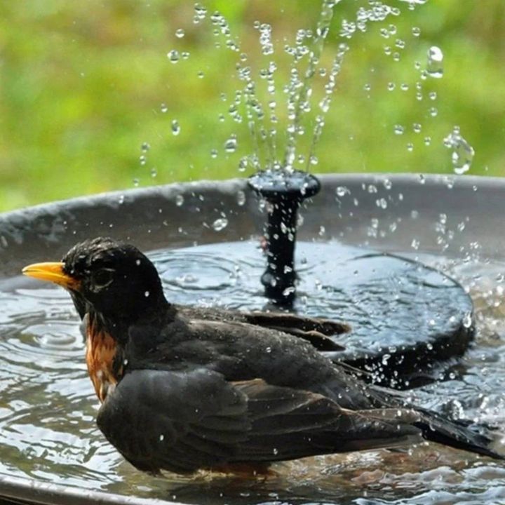 SunSpring™ | Solarbetriebener Schwimmender Gartenbrunnen