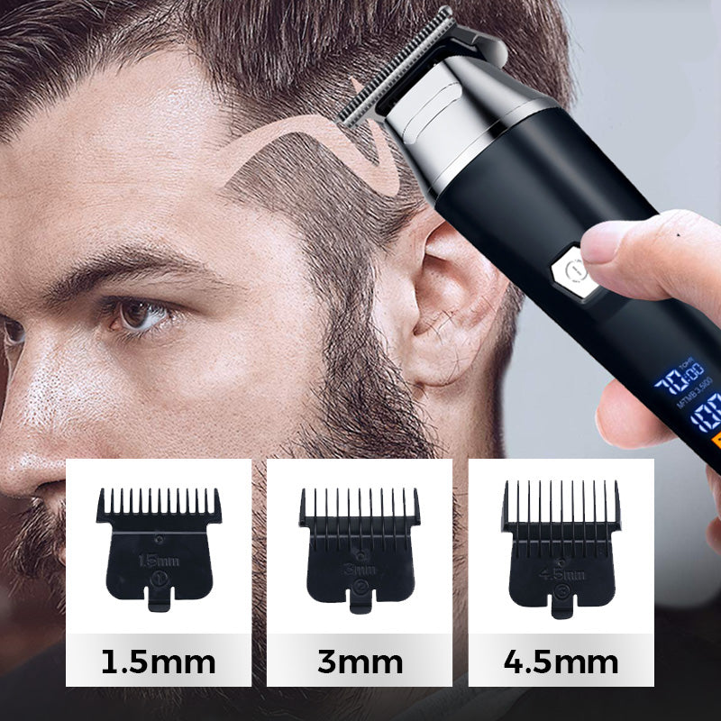 EliteTrim™ | Haushalt Digitalanzeige Professionelles elektrisches Haarschneidemaschinen-Set