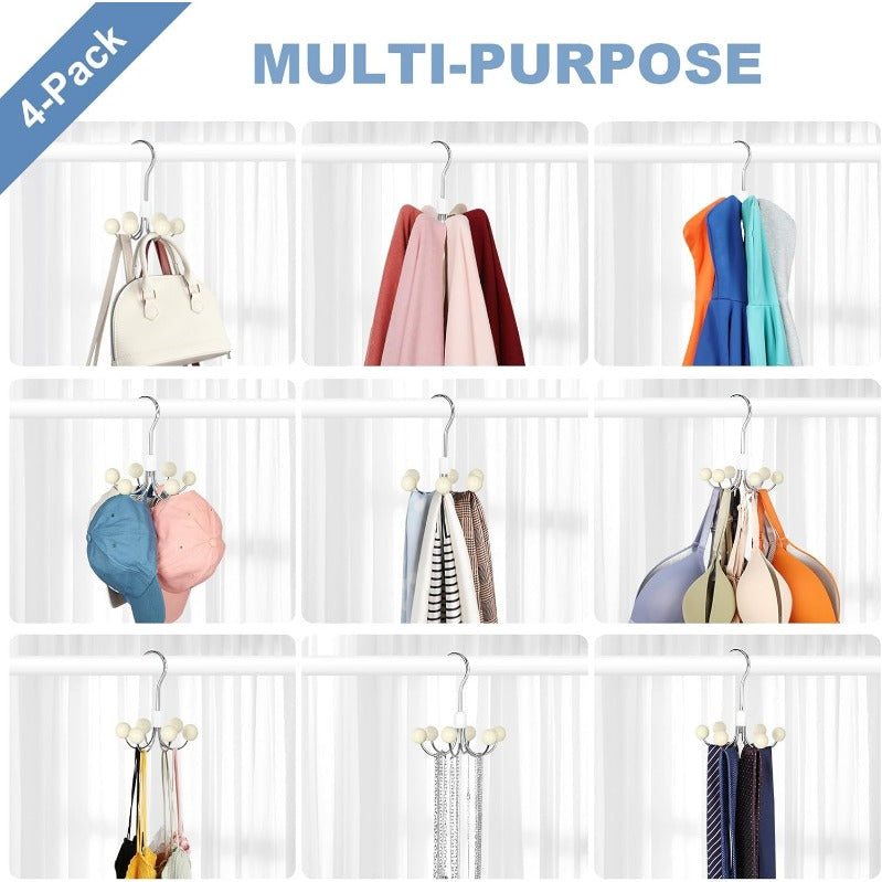 1+2 GRATIS | ClosetMaster™ | 360° drehbarer Hoodie- und Taschenorganizer