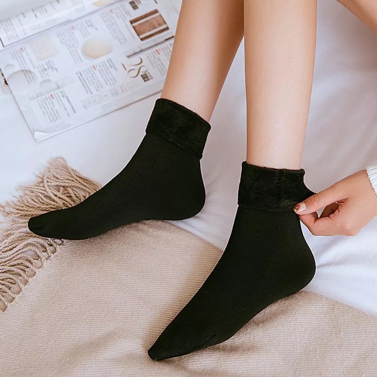 2+2 GRATIS | WarmFeet™ | Winter-Samt-Socken