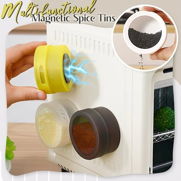 MagSpice™ | Platzsparende Magnetdosen für schnellen Zugriff auf Gewürze!