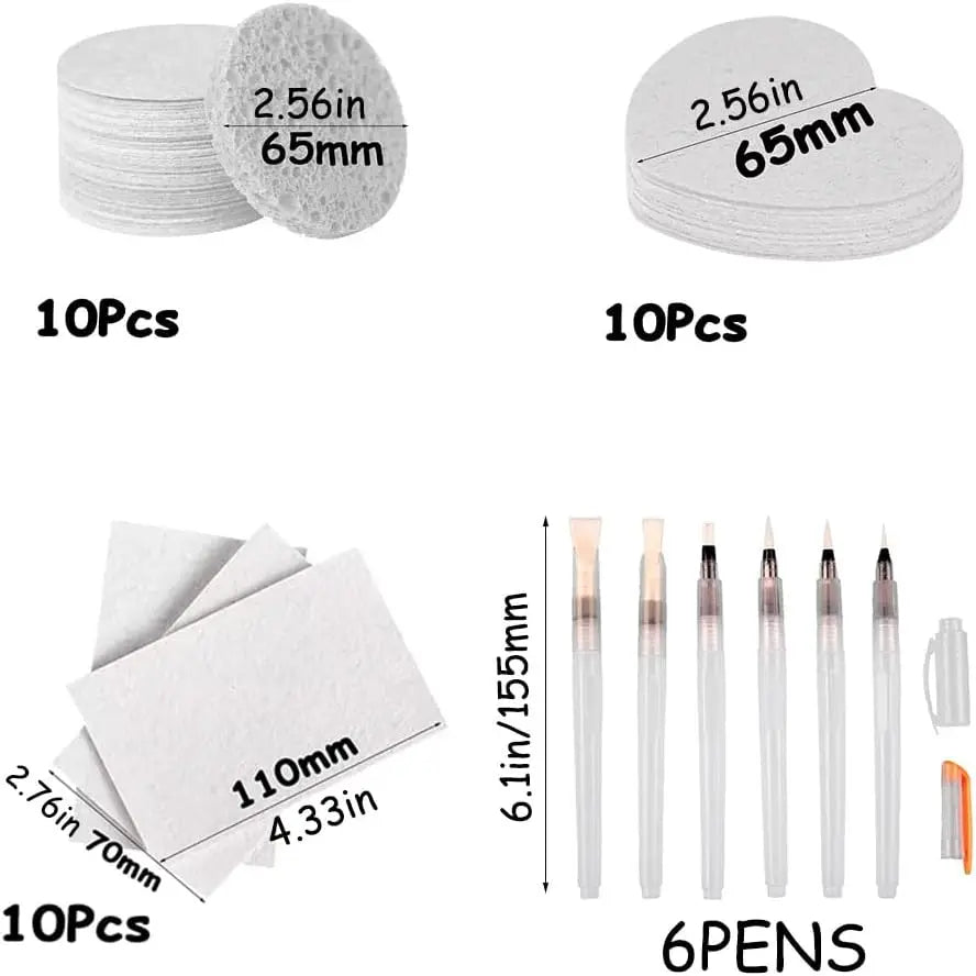 MagicPuff™ | So entfacht dein Kind mit jedem Pinselstrich magische 3D-Kunstwelten! (Set 36 Stück)