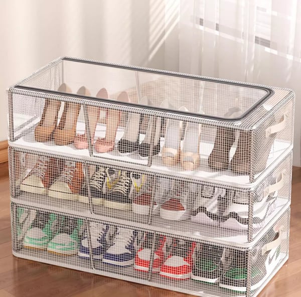 StackaShoe™ | Der faltbare Ordnungshelfer für Schuhe & Kleidung!