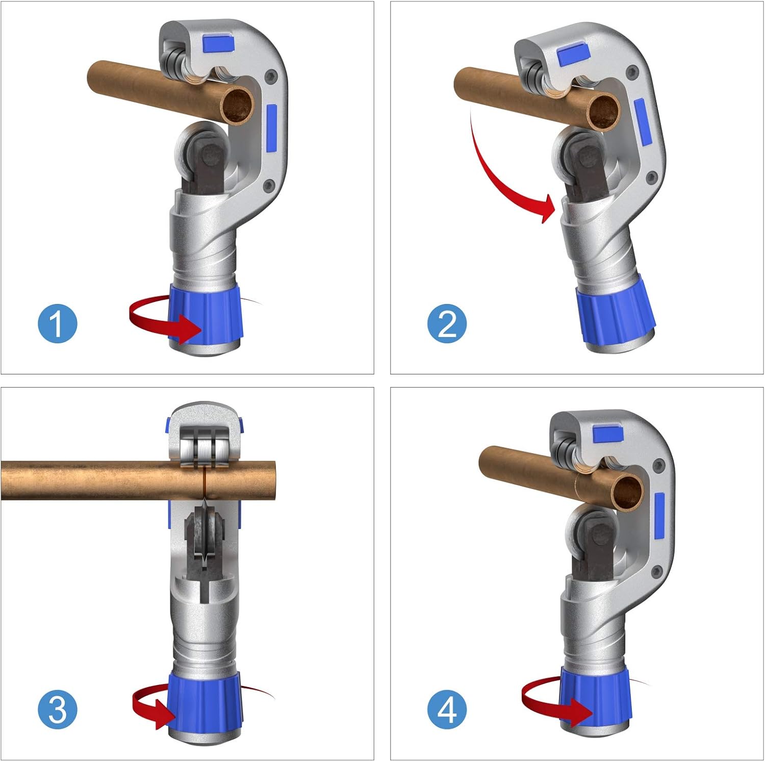 TubeBlade | Metallischer Rohrschneider