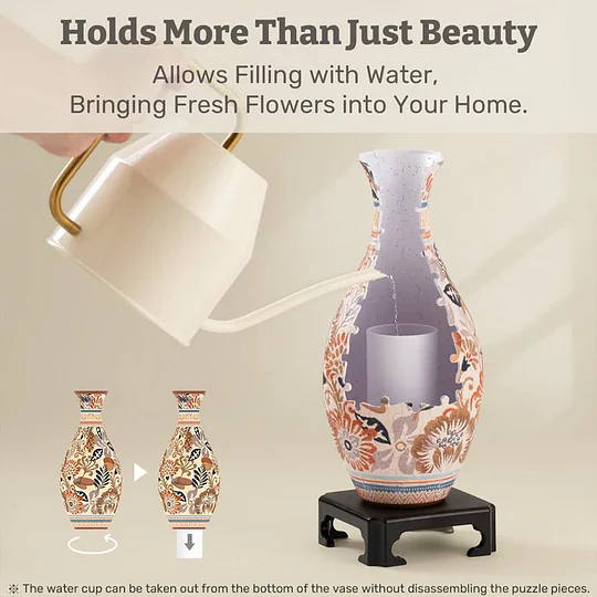 Blossomia™ | 3D Blumige Puzzle-Vasen-Dekoration