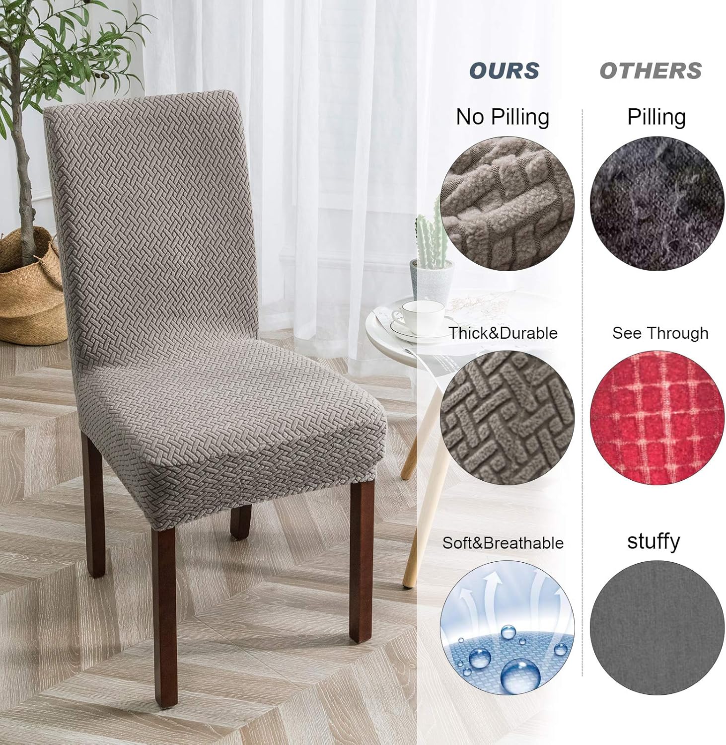 1+1 GRATIS | Genina™ | Elastische Stuhlhussen