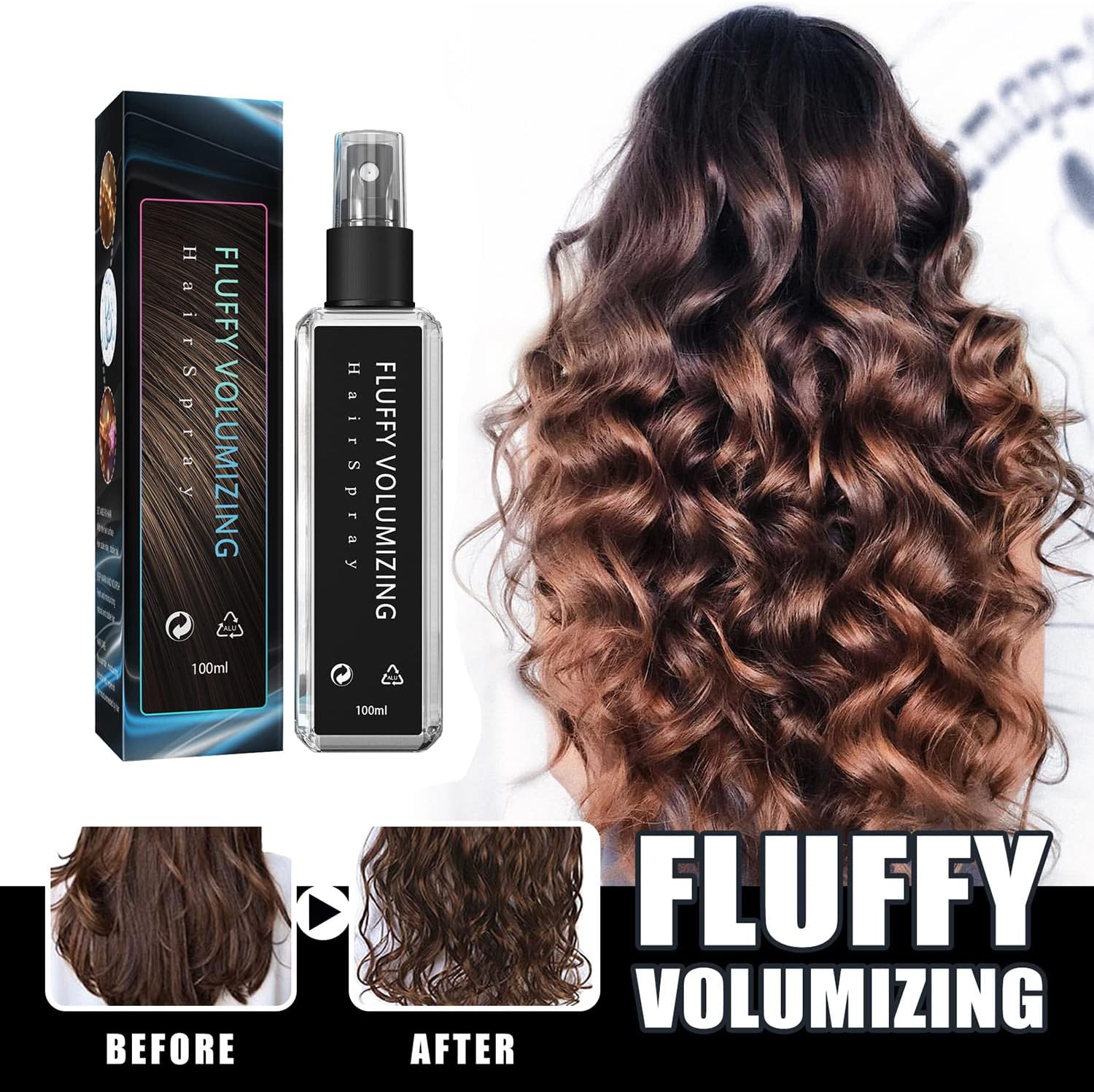 1+1 Gratis | FluffyPro™ | Das ultimative Volumen-Haarspray!