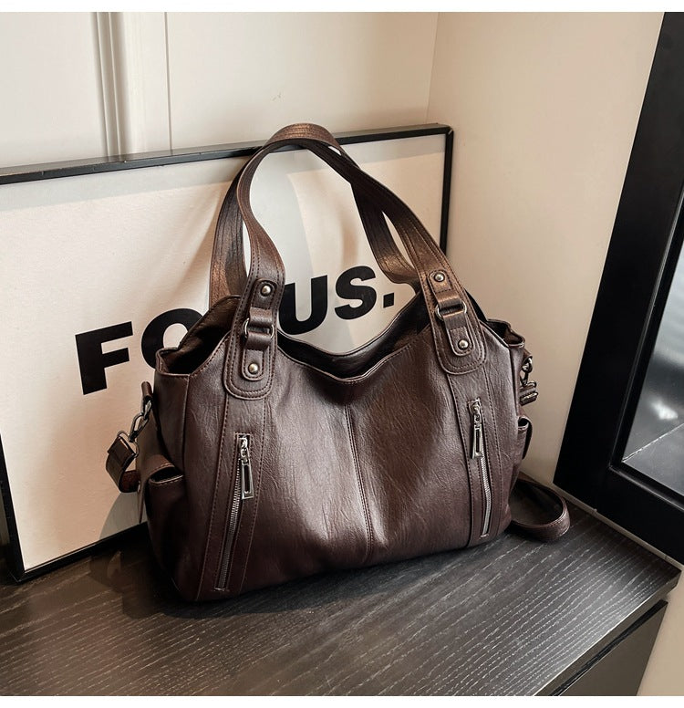 LuxeCarry™ | Leder-Tragetasche