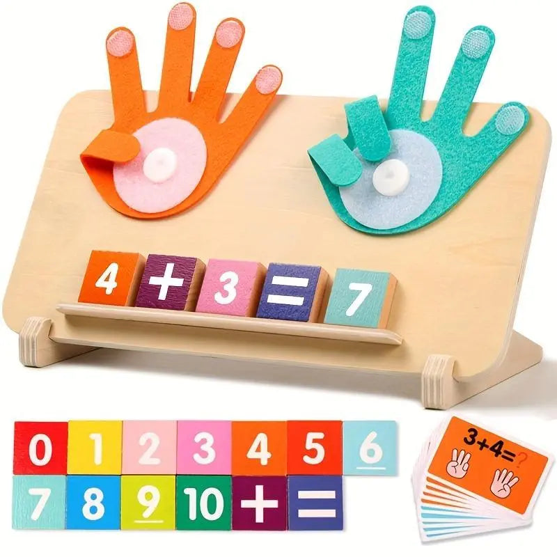 ZahlenFreude™ | Holz-Zahlenlernspiel — spielerisch Mathe verstehen lernen