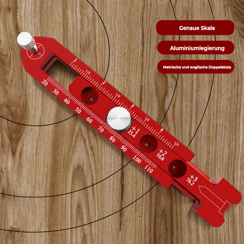SmartArc | Kreisförmiges einstellbares Zeichnungskompass Messwerkzeug für Holzbearbeitung