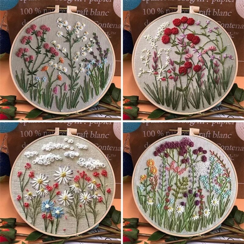 1+1 Free | Florify™ | A set for beginners to embroider flowers!