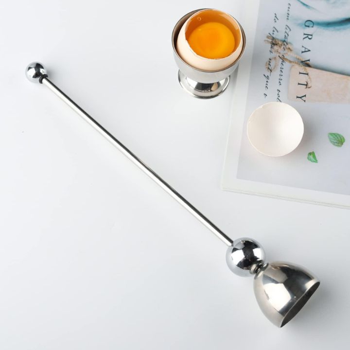 1+1 Gratis | Eggello™ | Edelstahl-Eieröffner – Präzises Öffnen mit Klopfeffekt