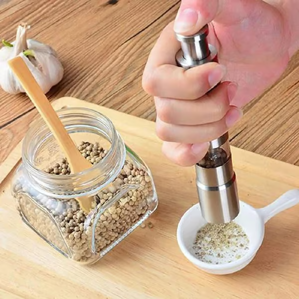 1+1 Gratis| Grindio™ | Salz- und Pfeffermühle aus Edelstahl
