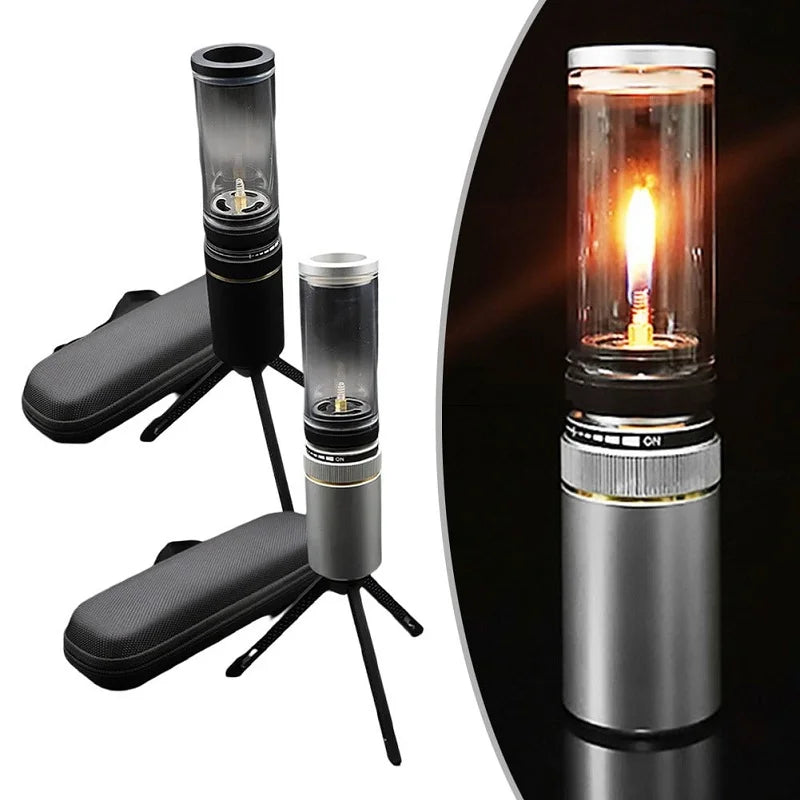 BlazeGlow | Stilvolle Flammenlampe für unterwegs