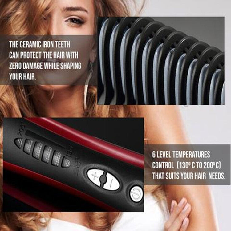 GlamComb™ | Haarglätter Stylingkamm