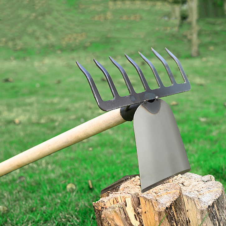 DualDigger | Professionelle 2-in-1-Harke-Hacke
