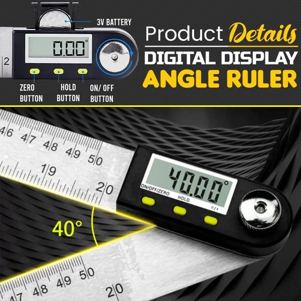 50% Rabatt | DigiRule™ | Digitales Display Winkellineal