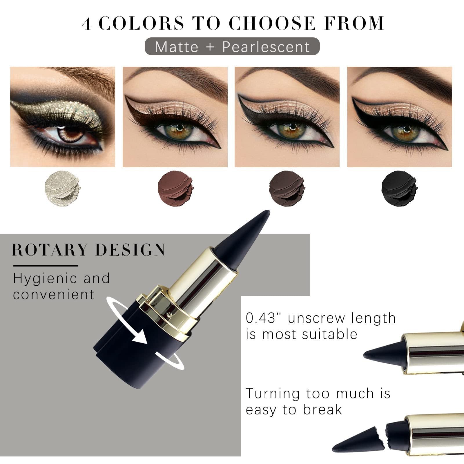 1+1 Gratis | GlamLine™ | Matter, schnell trocknender Eyeliner