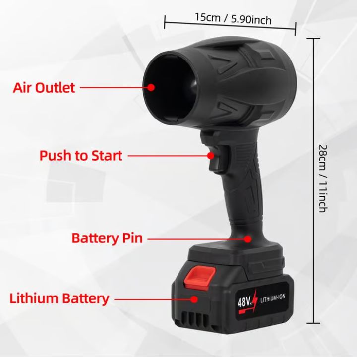 TurboFan | Schnurloses Turbo-Gebläse Air Duster für die Reinigung