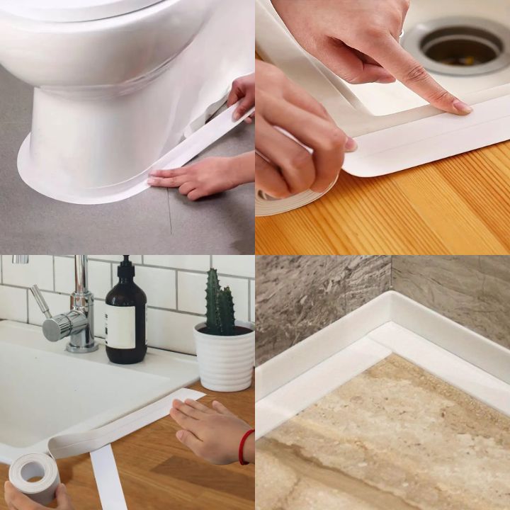 FixSeal | Wasserdichtes Dichtungsband – Selbstklebend für Bad & Küche