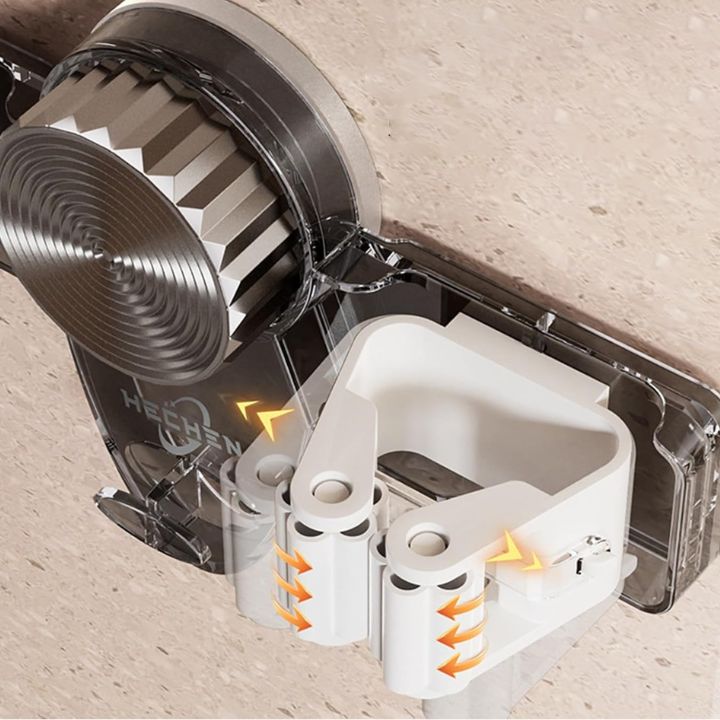 1+1 Gratis | FlexHold | Starker Besenhalter ohne Bohren – Platzsparende & sichere Aufbewahrung