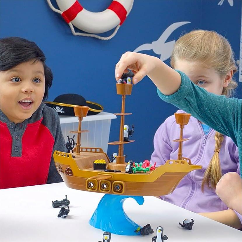 PiratePenguins™ | Piraten-Balance-Spiel – Spaß für 2–4 Spieler