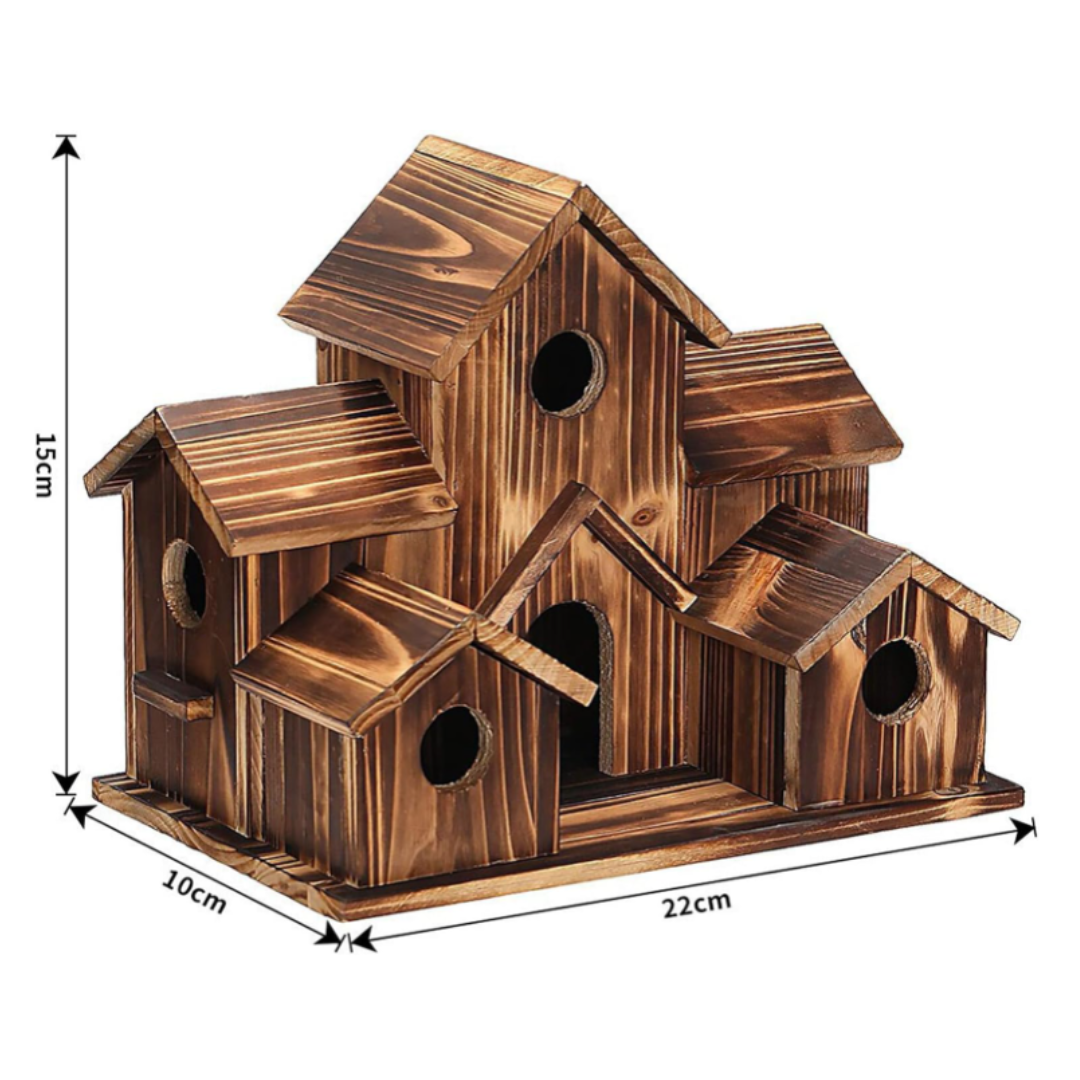 BirdHouseMax | Geräumiges hängendes Vogelhaus
