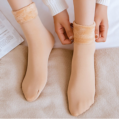 2+2 GRATIS | WarmFeet™ | Winter-Samt-Socken